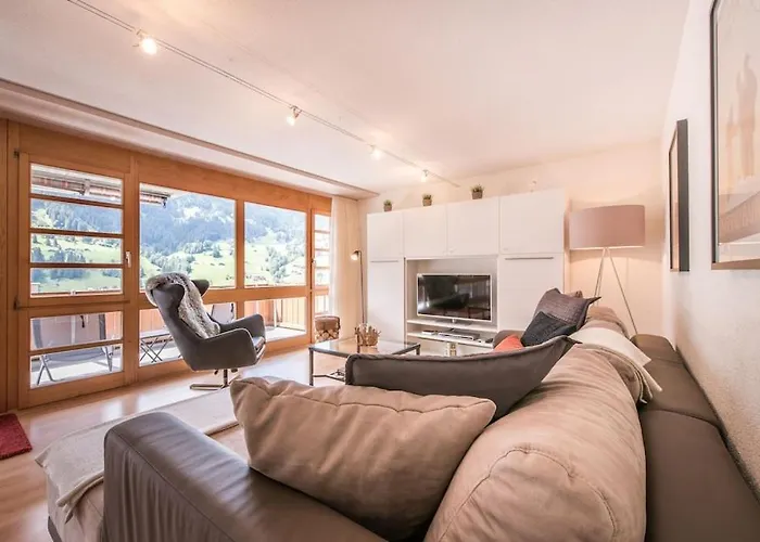 Breithorn Apartment, Eiger North Face View Daire